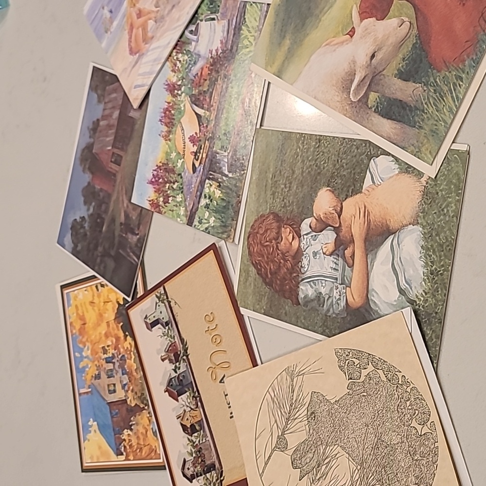 Bundle of 8 New Blank Greeting Cards